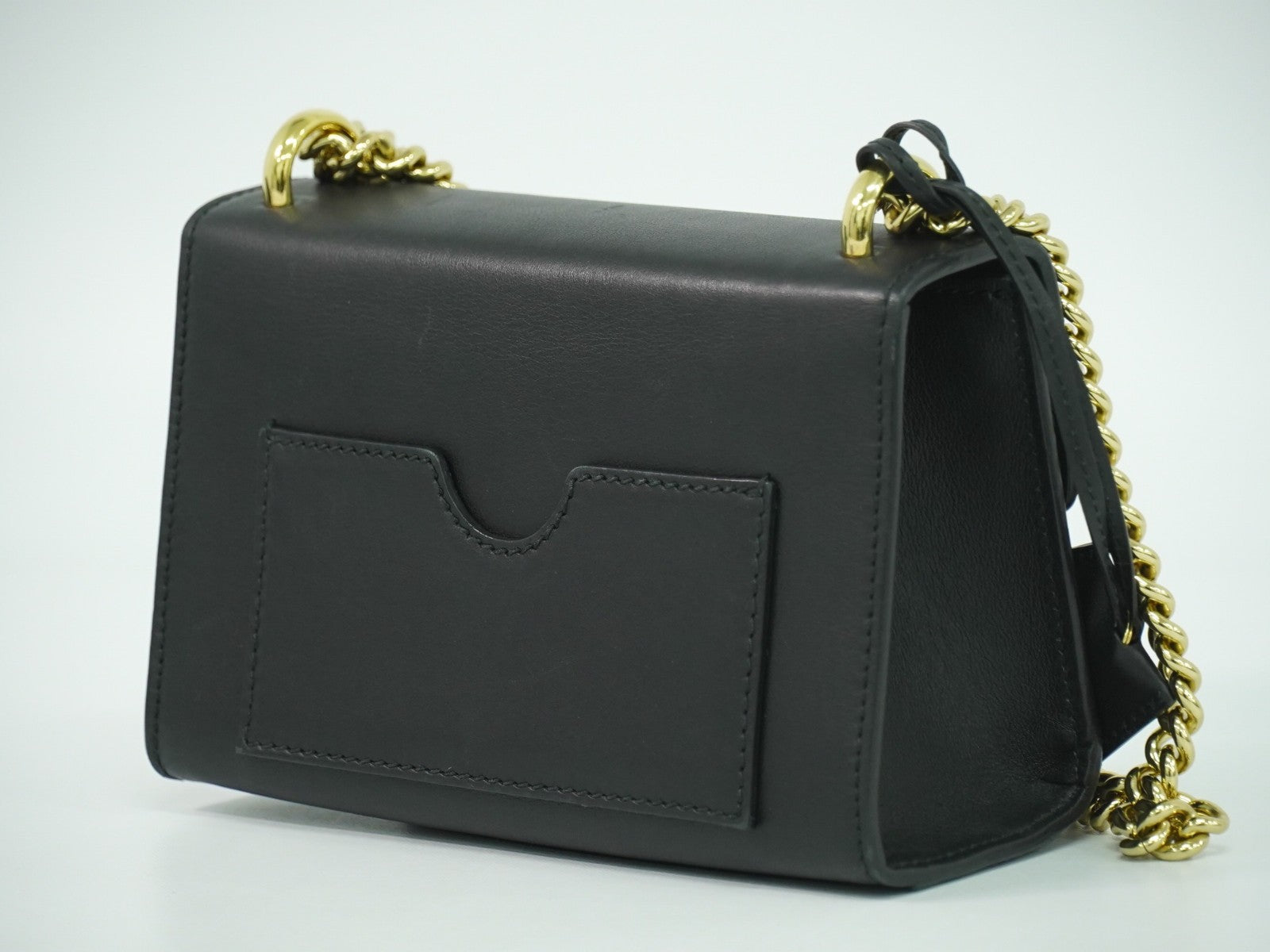 Gucci Padlock Shoulder Bag Leather, BLACK, LEATHER, Shoulder bag