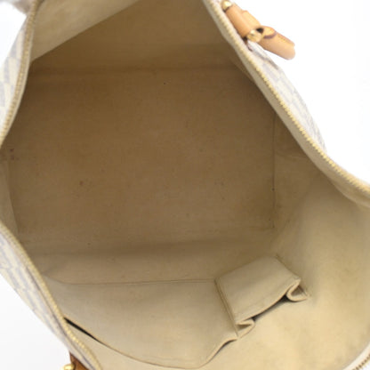 Louis Vuitton Saleya Handbag Damier, WHITE, CANVAS, Shoulder bag