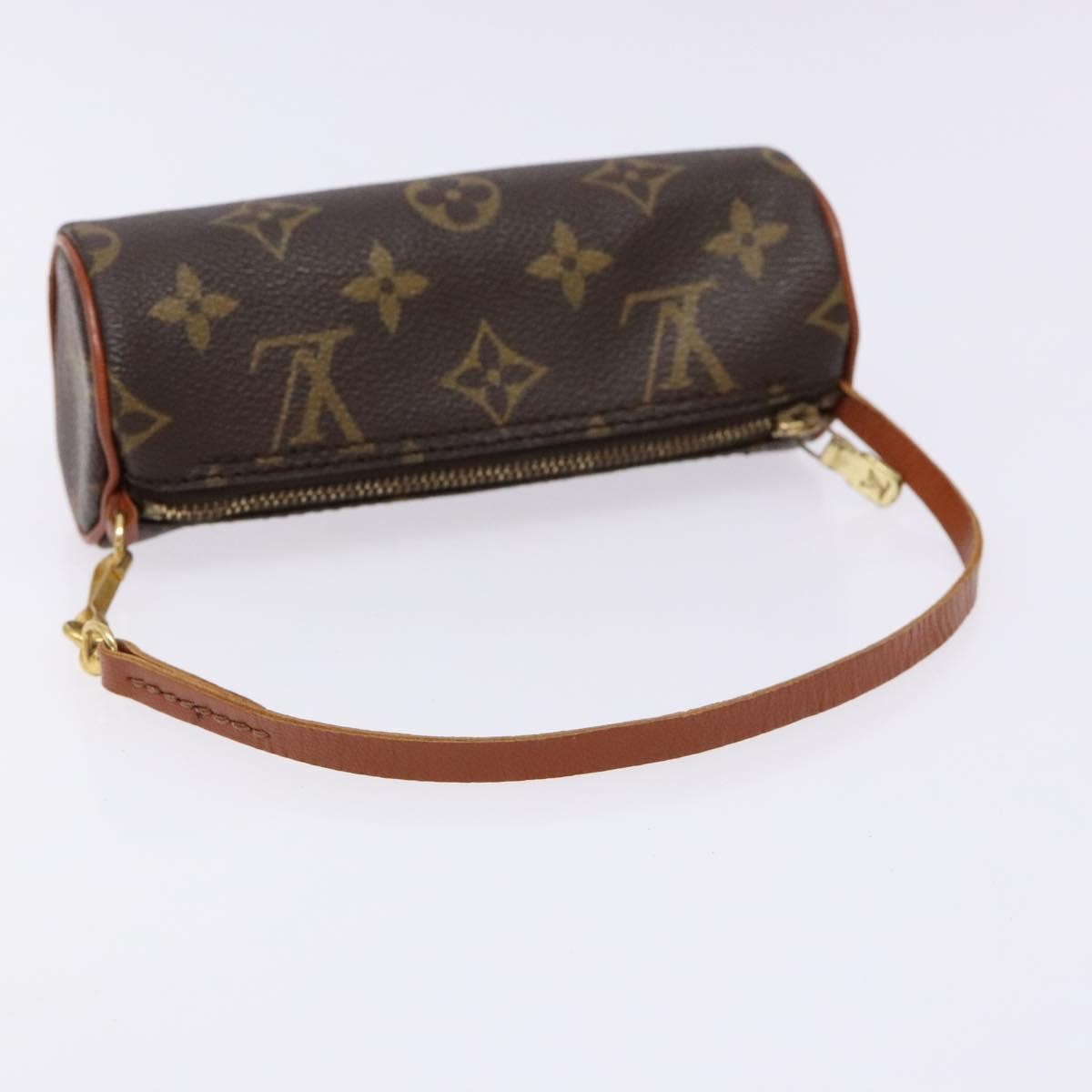 Louis Vuitton Papillon Pochette Monogram Canvas, BROWN, CANVAS, Handbag