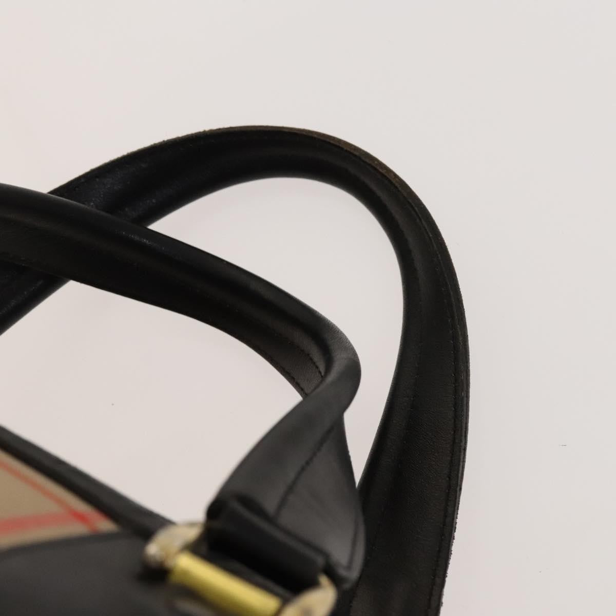 Burberry Vintage Duffle Bag Haymarket Coated Canvas, BEIGE, CANVAS, Travel bag