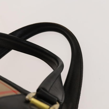 Burberry Vintage Duffle Bag Haymarket Coated Canvas, BEIGE, CANVAS, Travel bag