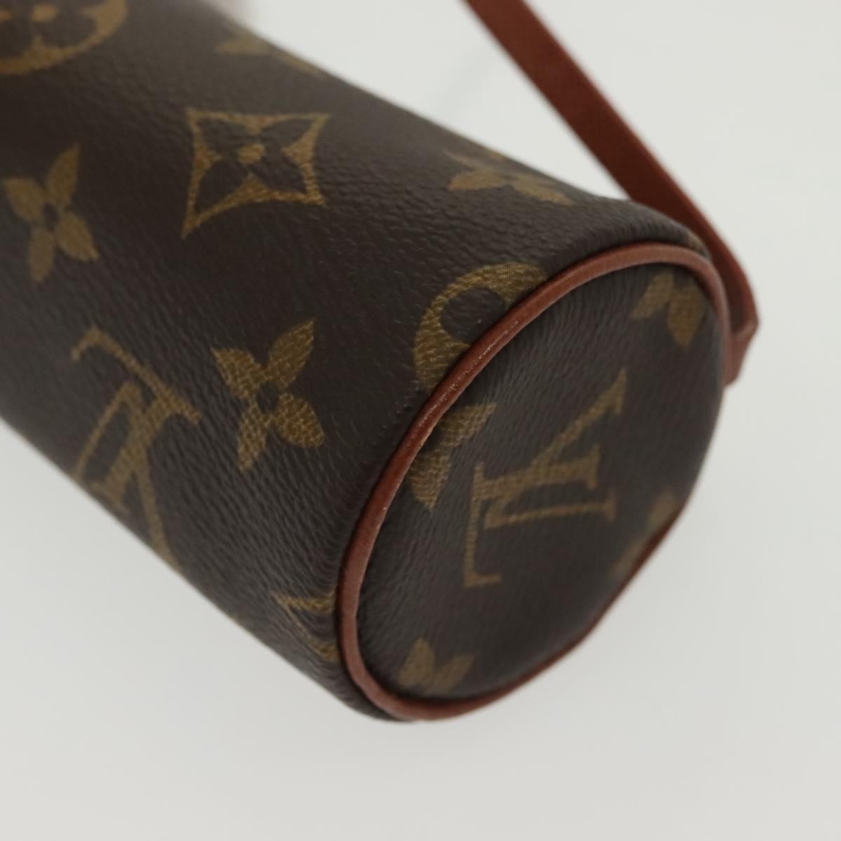 Louis Vuitton Papillon Pochette Monogram Canvas, BROWN, CANVAS, Handbag
