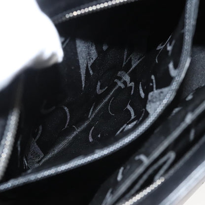 Salvatore Ferragamo Gancini handbag Leather, BLACK, LEATHER, Handbag