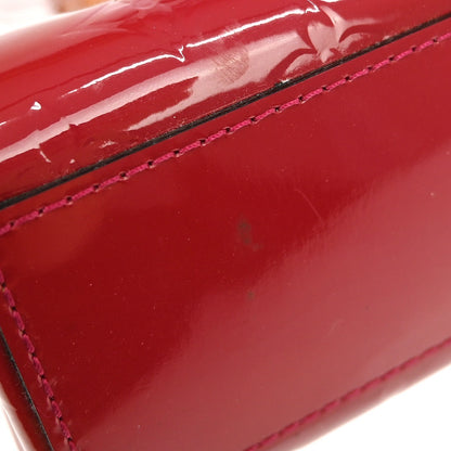 Louis Vuitton Catalina Handbag Monogram Vernis, RED, PATENT_LEATHER, Handbag