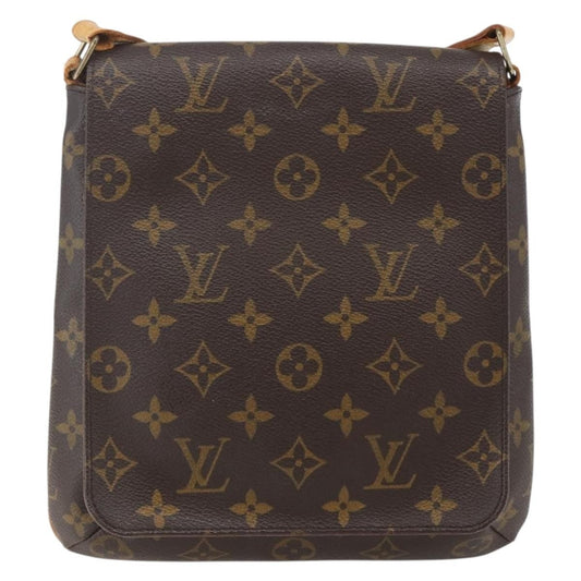 Louis Vuitton Musette Salsa Handbag Monogram Canvas, BROWN, CANVAS, Shoulder bag