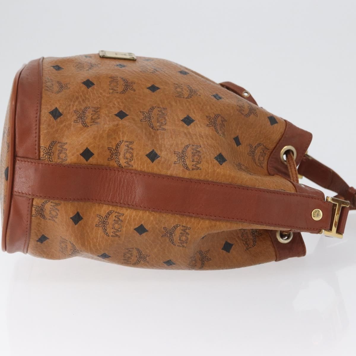 MCM Visetos Shoulder bag Canvas, BROWN, CANVAS, Shoulder bag