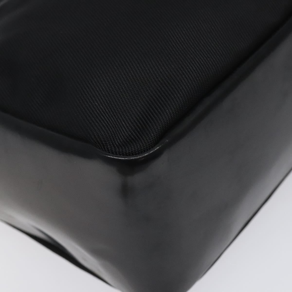 Gucci Bamboo Top Handle Tote Nylon, BLACK, NYLON, Tote bag