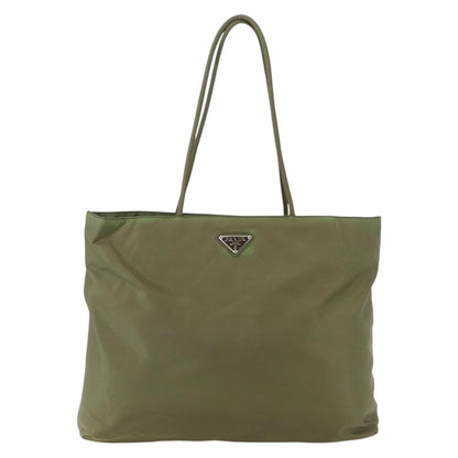 Prada Vintage Tote Tessuto, KHAKI, NYLON, Tote bag