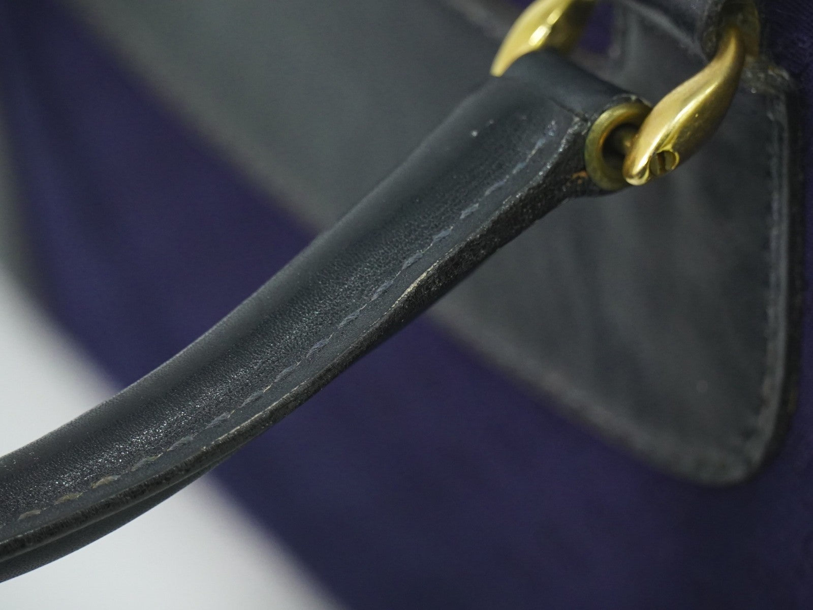 Gucci Micro GG supreme handbag Canvas, NAVY, CANVAS, Handbag