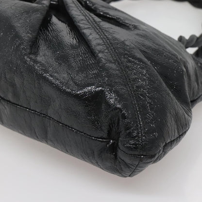 Salvatore Ferragamo Gancini Shoulder Bag Leather, BLACK, LEATHER, Shoulder bag