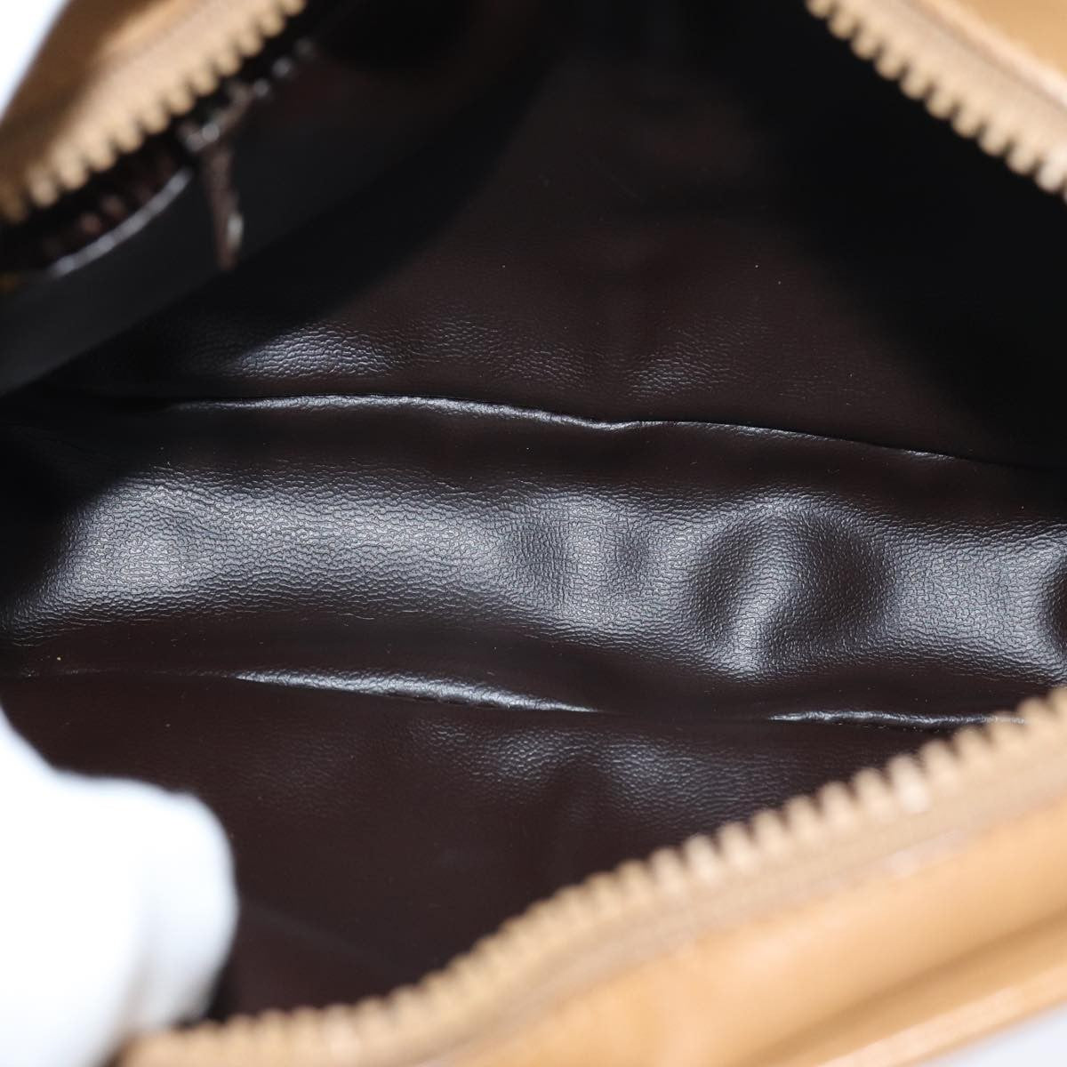 Celine Macadam Shoulder Bag Canvas, BEIGE, CANVAS, Shoulder bag