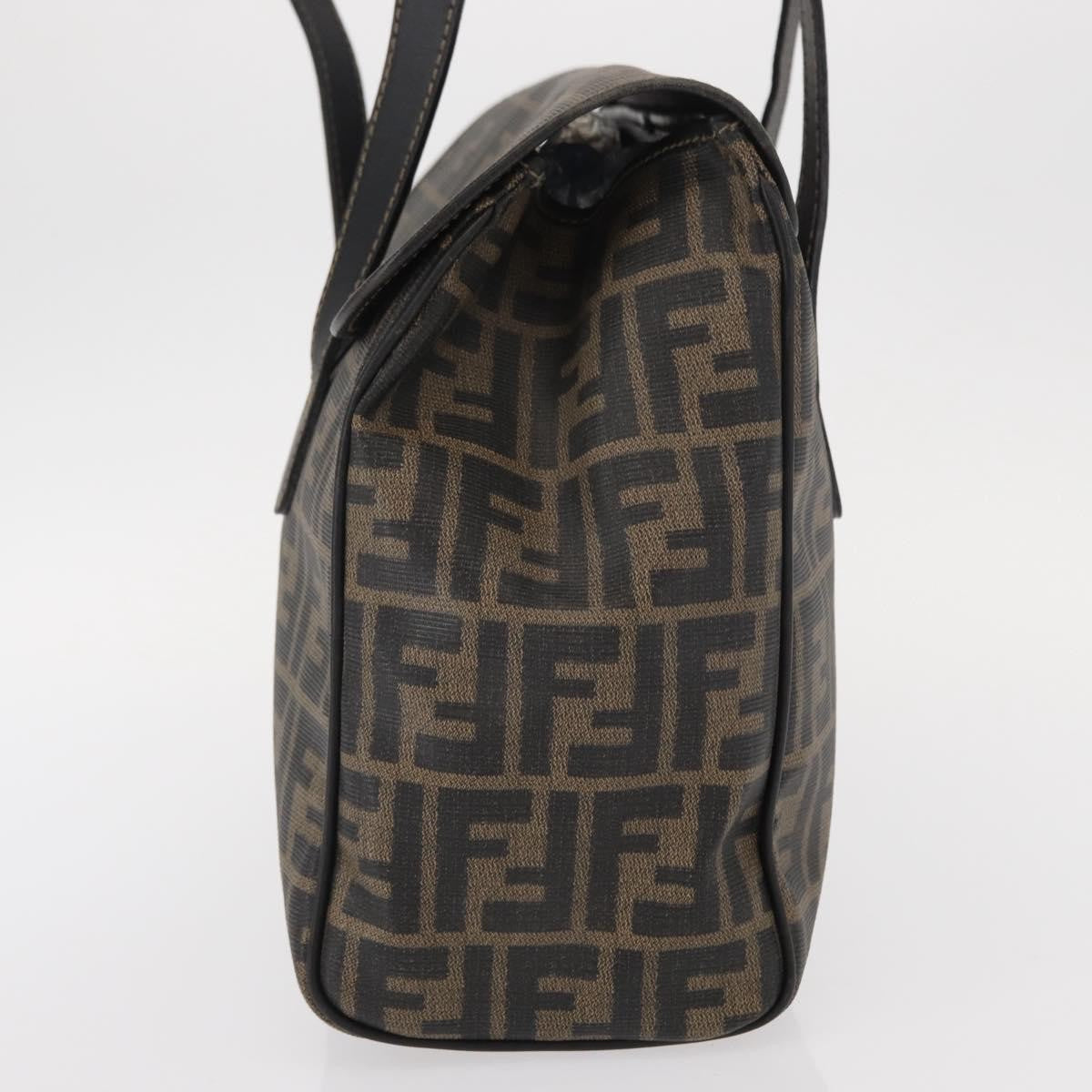 Fendi Zucca Tote bag Canvas, BROWN, PVC, Tote bag