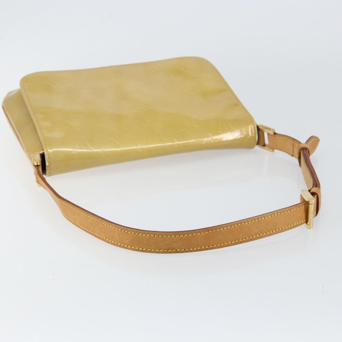 Louis Vuitton Thompson Street Handbag Monogram Vernis, BEIGE, PATENT_LEATHER, Shoulder bag
