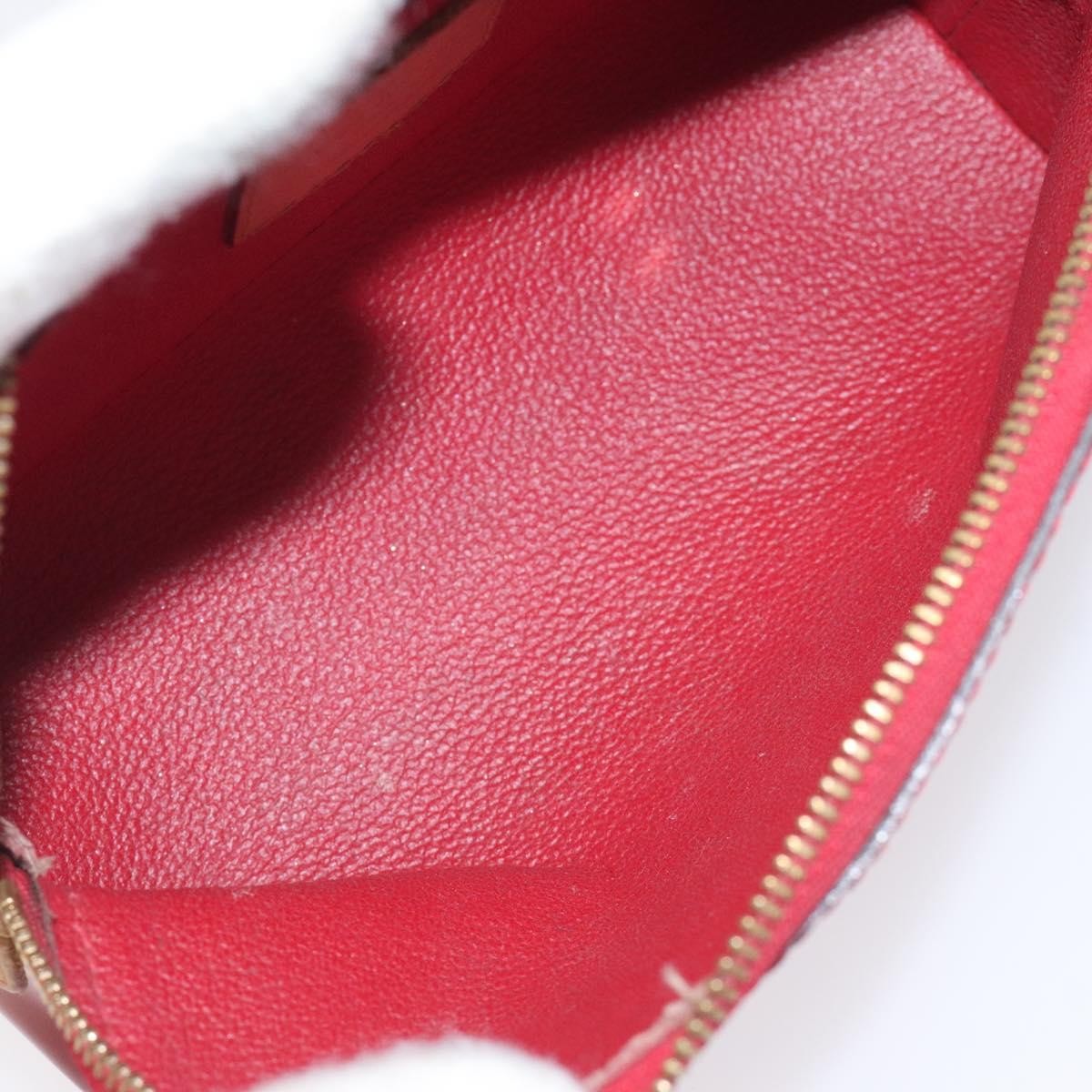 Louis Vuitton Cosmetic Pouch Monogram Vernis, RED, PATENT_LEATHER, Toiletry Case