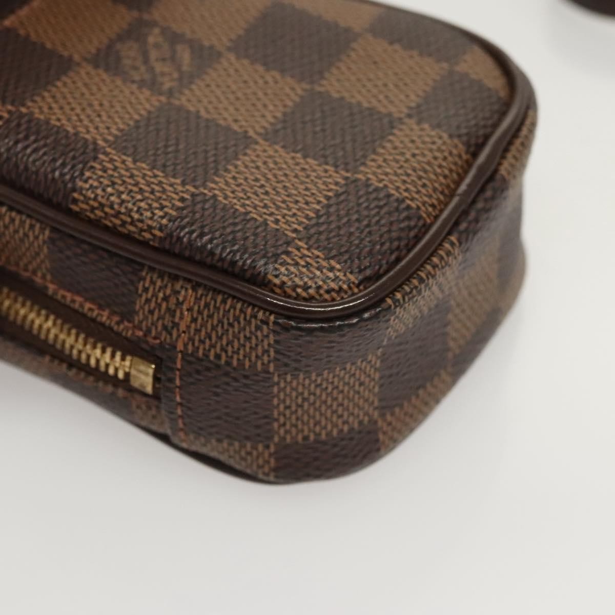 Louis Vuitton Etui Okapi Camera Case Damier, BROWN, CANVAS, Travel bag