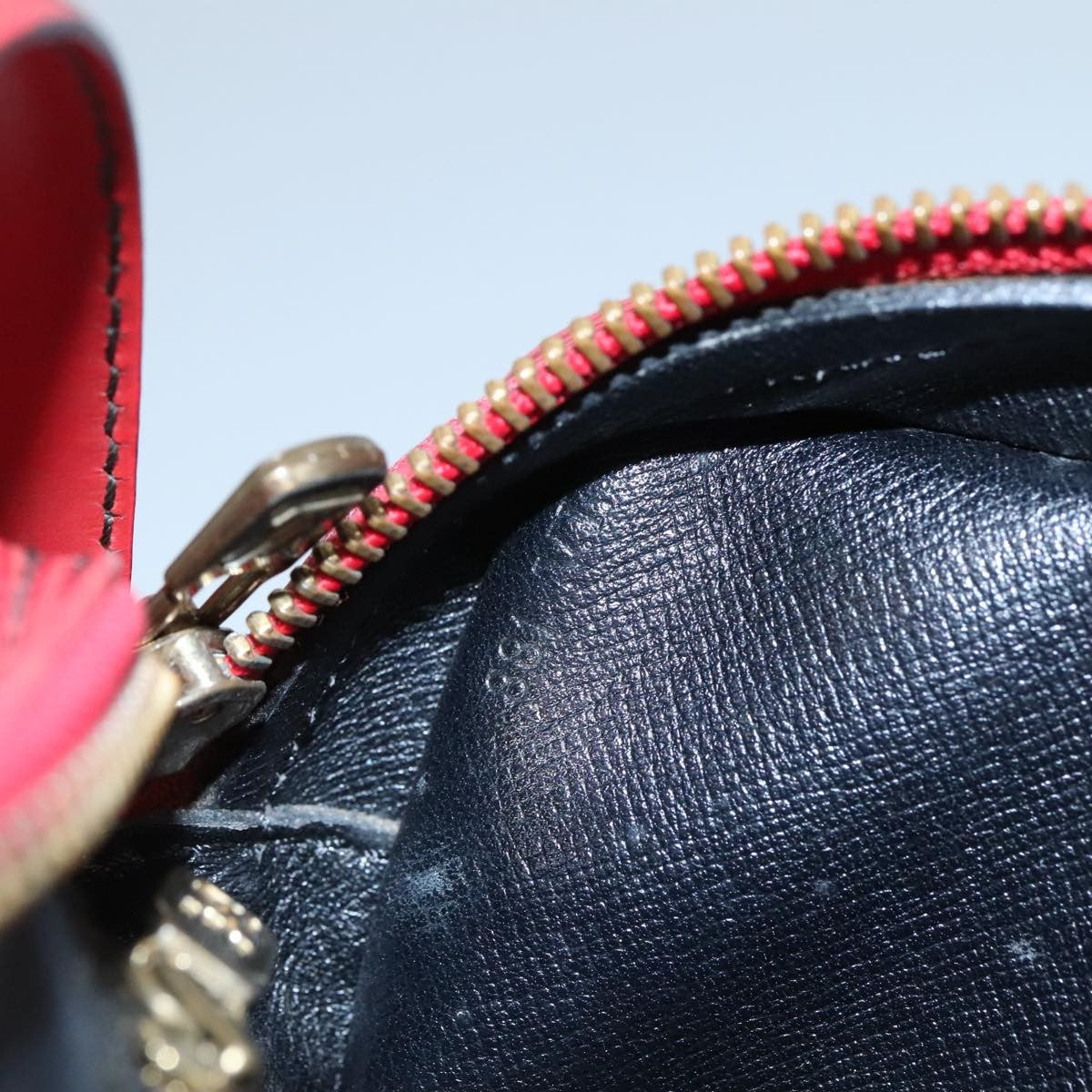 Louis Vuitton Jeune Fille Handbag Epi Leather, RED, LEATHER, Shoulder bag