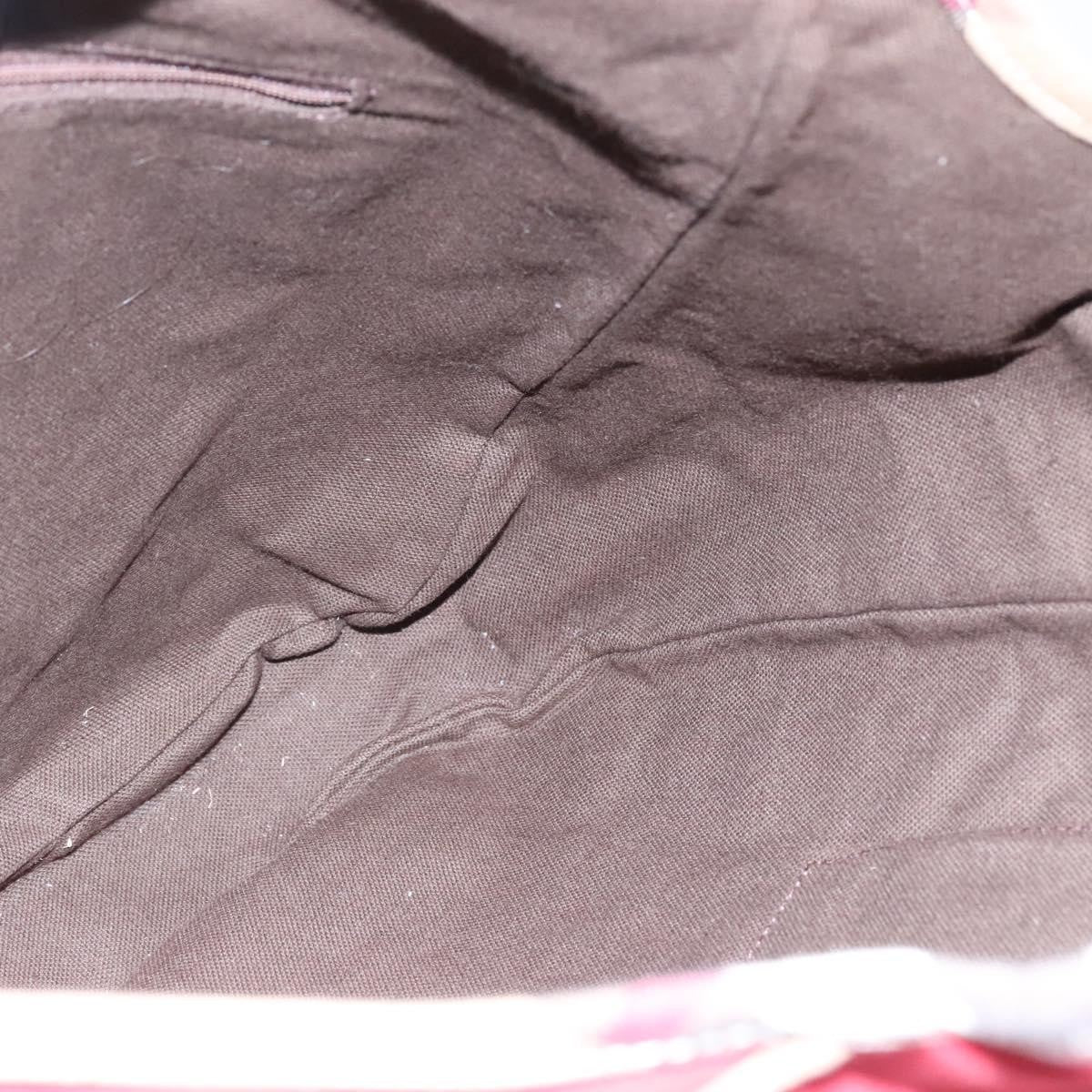 Burberry Shoulder Bag Nova Check Canvas, RED, CANVAS, Shoulder bag