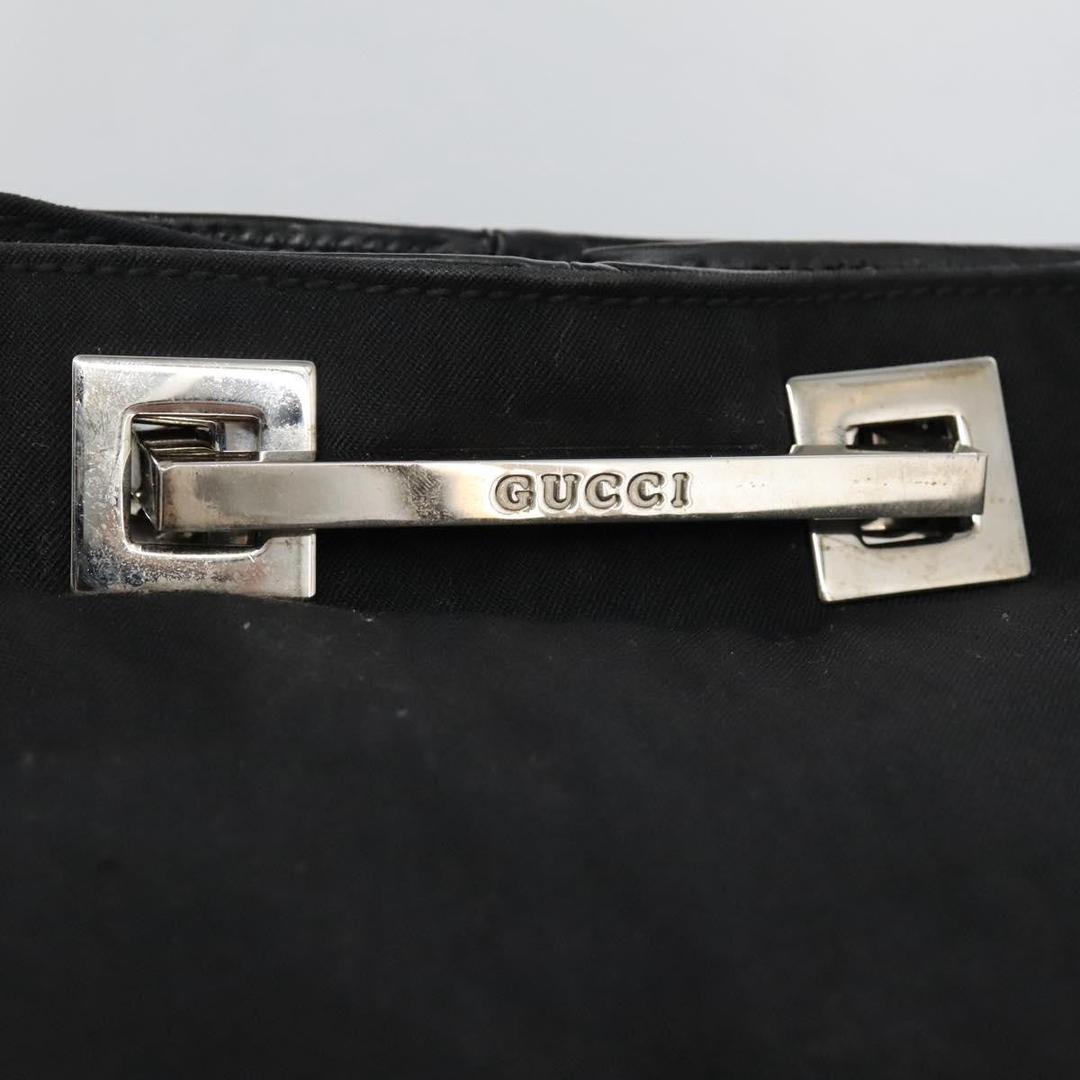 Gucci Shoulder Bag Canvas, BLACK, CANVAS, Shoulder bag