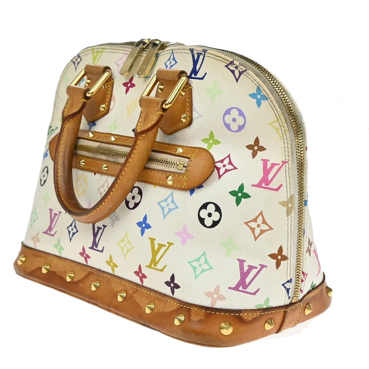 Louis Vuitton Alma Handbag Monogram Multicolor, MULTICOLOUR, CANVAS, Handbag