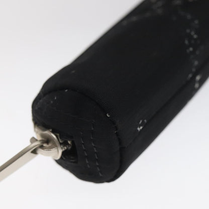 Chanel Travel Line Pen Case Nylon, BLACK, NYLON, Wallets