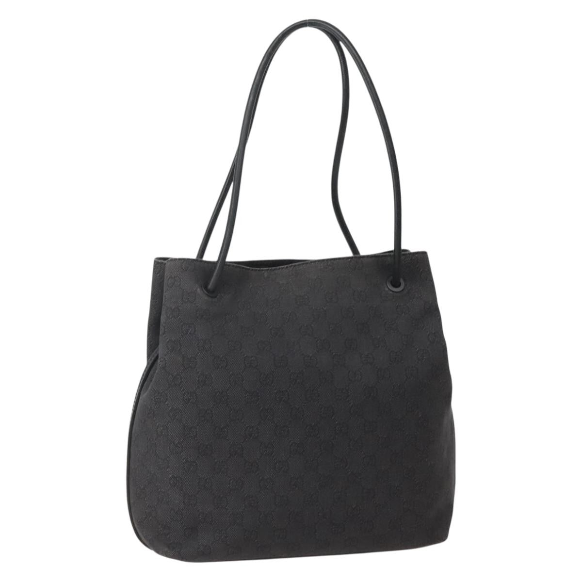 Gucci GG Canvas Bag Canvas, BLACK, CANVAS, Tote bag