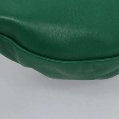 Bottega Veneta The Chain Pouch Leather, GREEN, LEATHER, Clutche & pouche