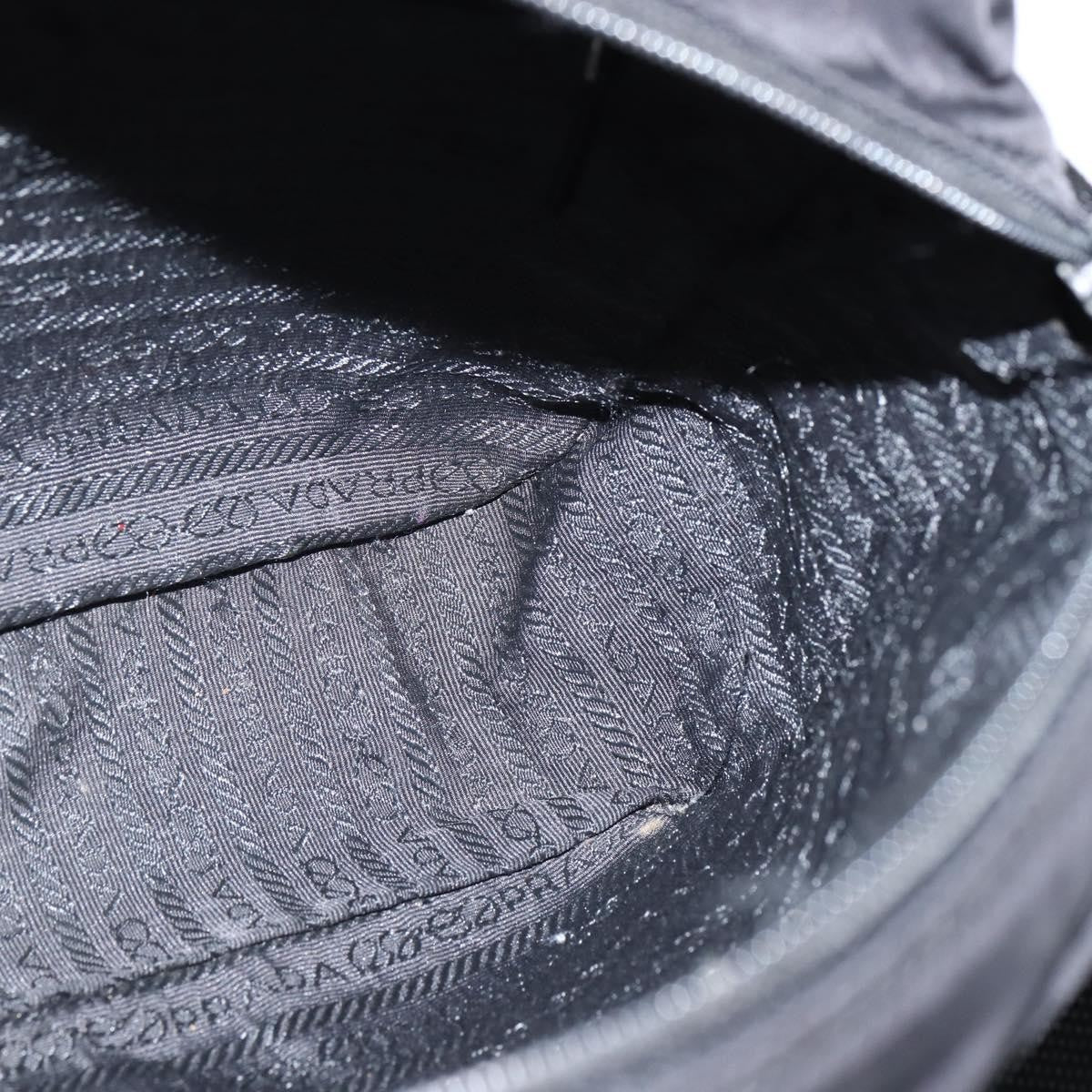 Prada Front Pocket Camera Bag Tessuto, BLACK, NYLON, Shoulder bag