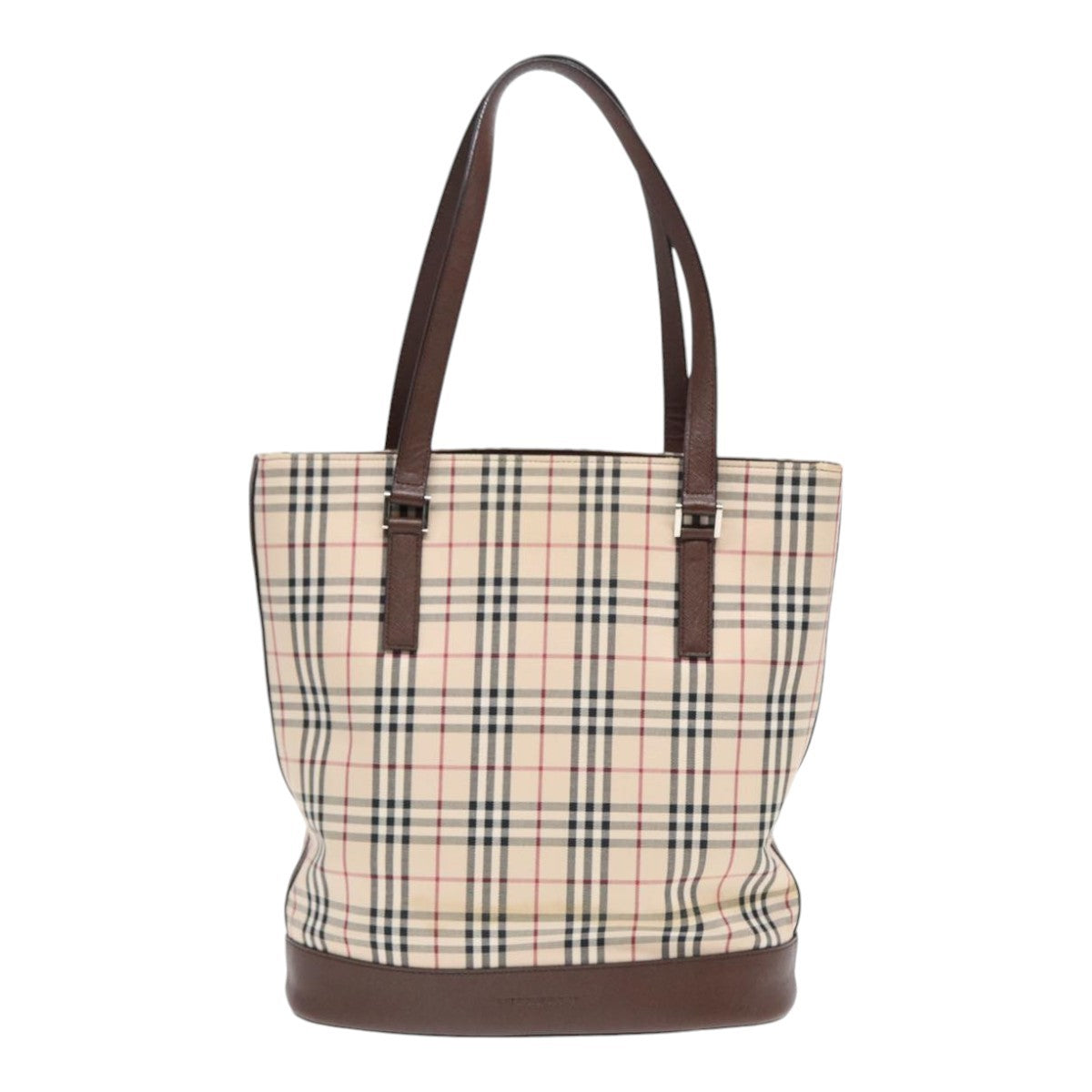 Burberry Nova Check Tote canvas check pattern, BEIGE, CANVAS, Tote bag