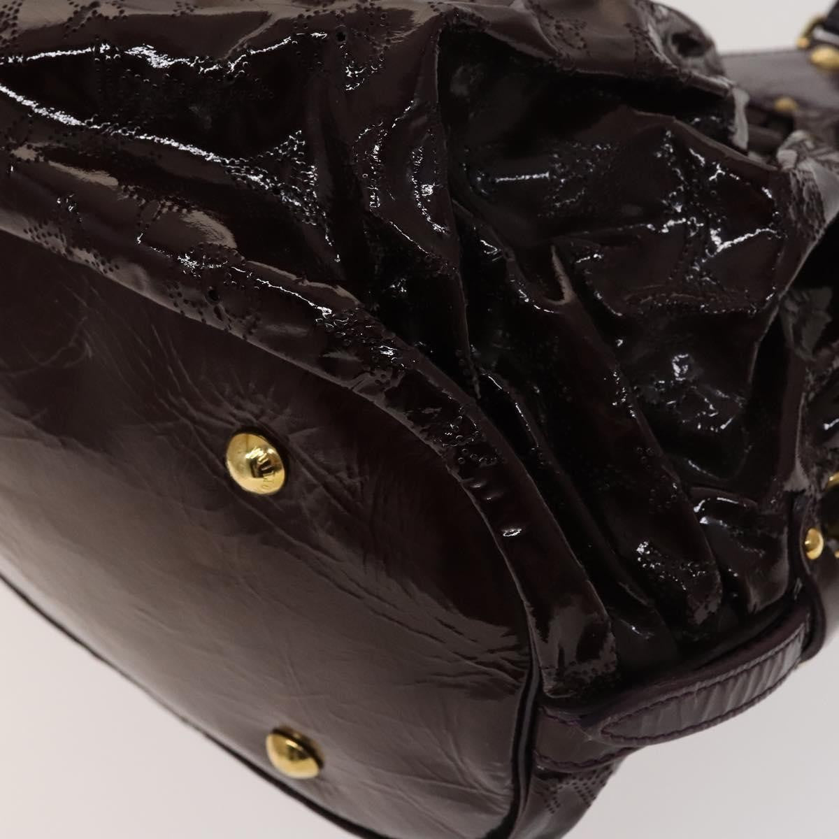 Louis Vuitton Surya Tote bag Mahina Patent Leather, PURPLE, CANVAS, Tote bag