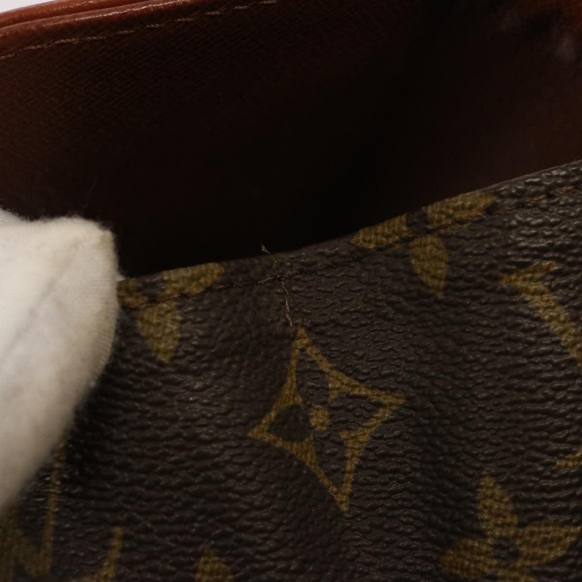 Louis Vuitton Dame Pochette Monogram Canvas, BROWN, CANVAS, Clutche & pouche