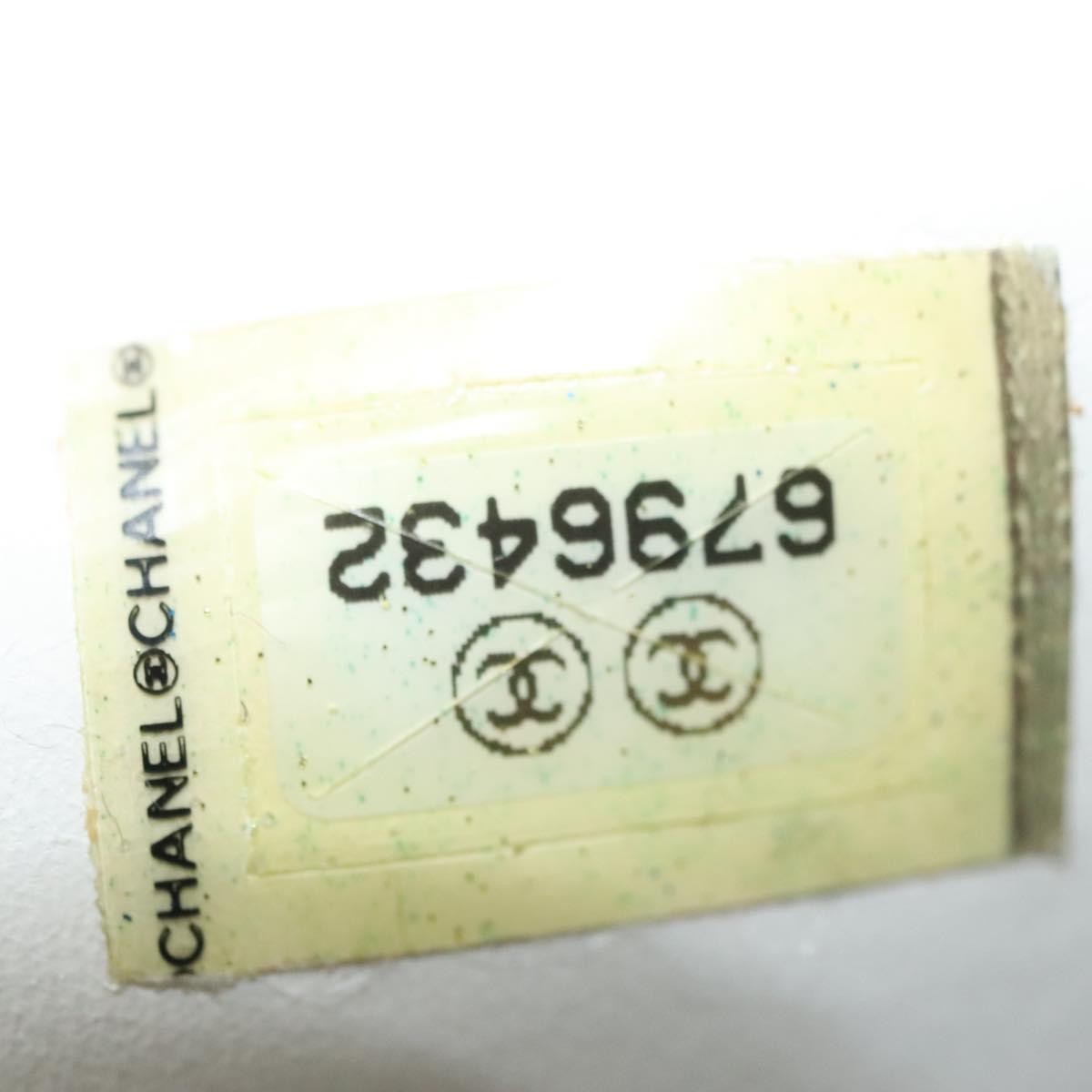 Chanel Vintage Floral Tote Nylon, GREEN, NYLON, Tote bag