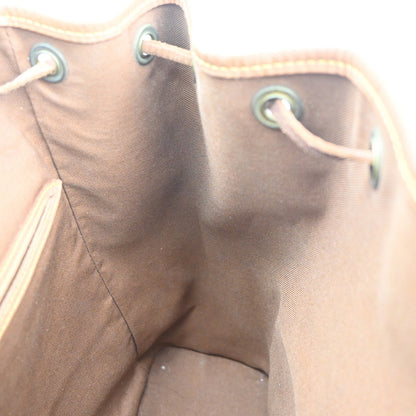 Louis Vuitton Montsouris Backpack Monogram Canvas, BROWN, LEATHER, Backpack