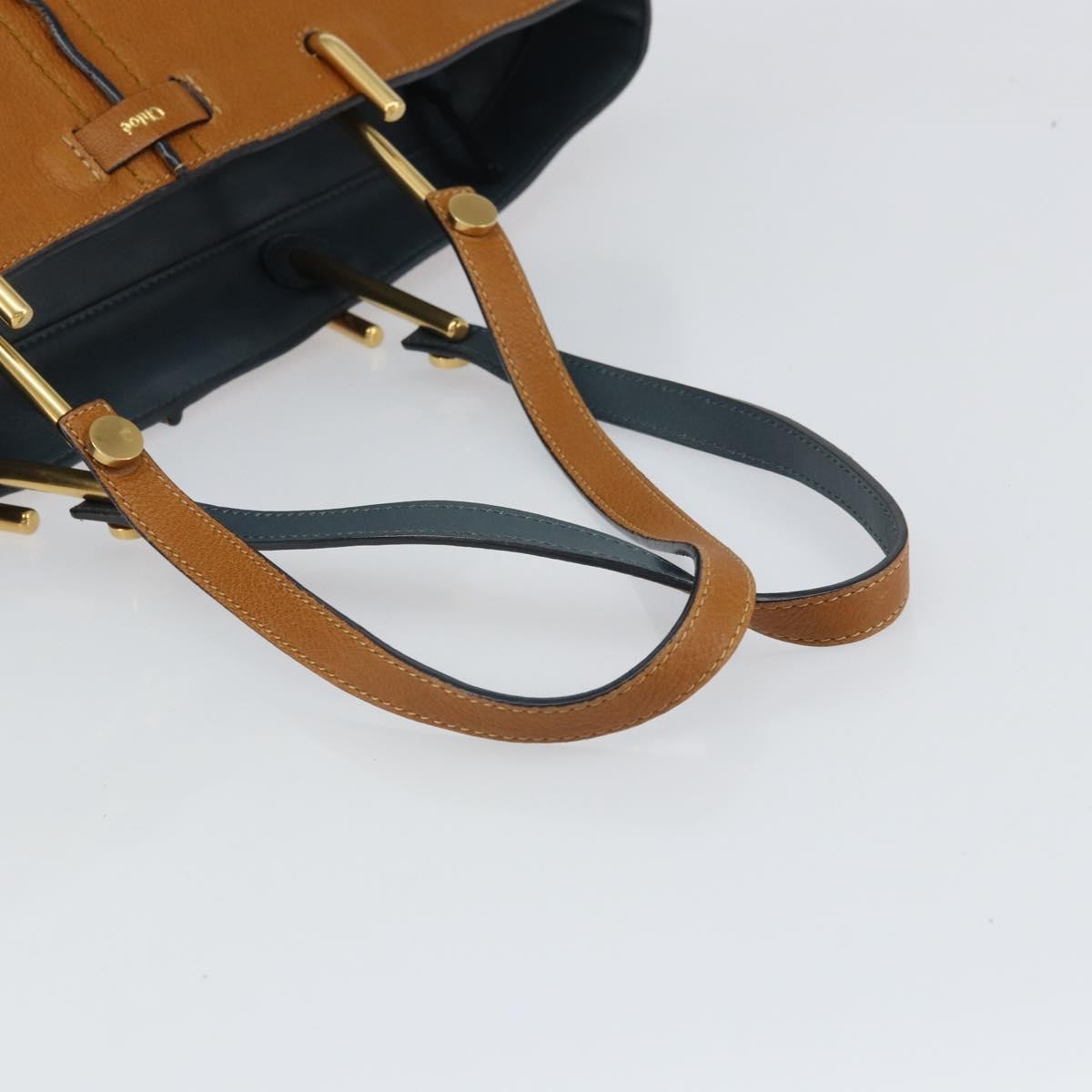 Chloe Keri Tote Leather, BROWN, LEATHER, Tote bag