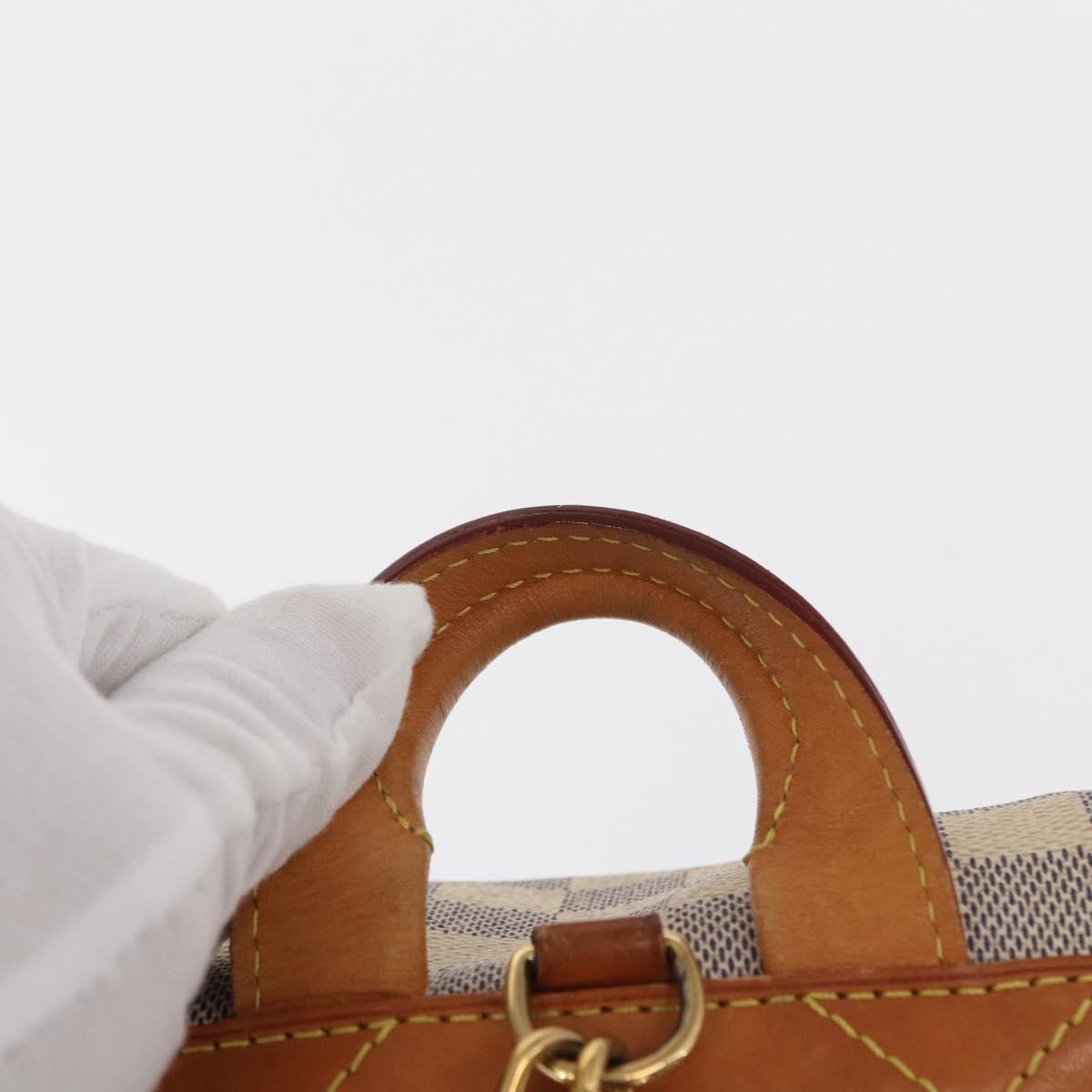 Louis Vuitton Sperone Backpack Damier, WHITE, CANVAS, Backpack