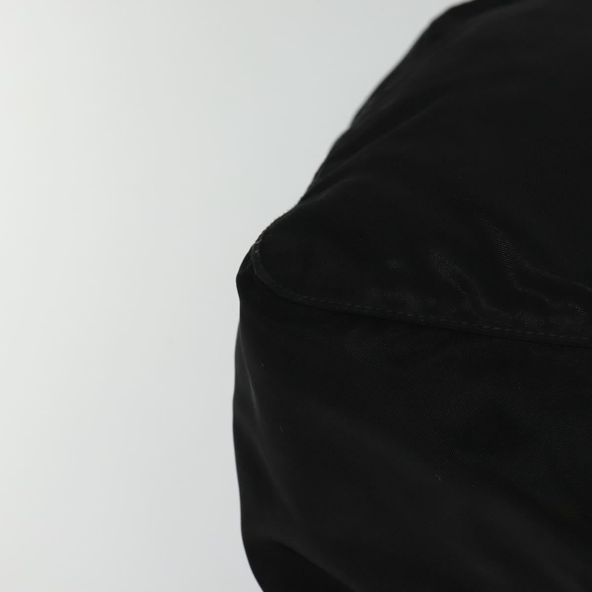 Prada Vintage Zip Handbag Tessuto, BLACK, NYLON, Handbag