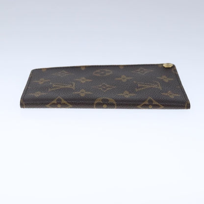 Louis Vuitton Porte Cartes Pression Card Case Monogram Canvas, BROWN, CANVAS, Card Holders