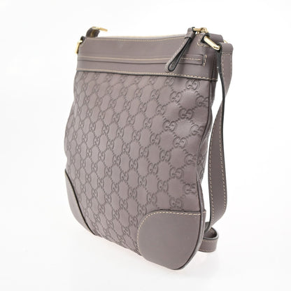 Gucci Mayfair Messenger Bag Guccissima Leather, PURPLE, LEATHER, Shoulder bag