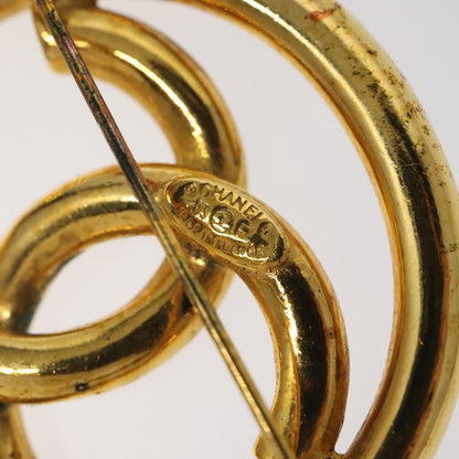 Chanel CC Brooch Metal, GOLD, METAL, Brooch