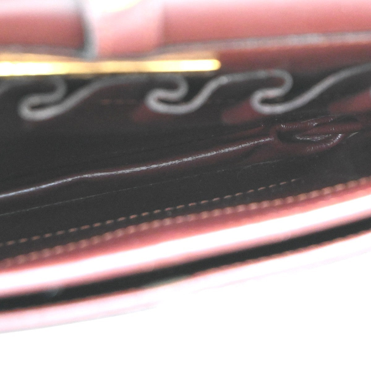 cartier Must de Cartier Shoulder Bag Leather, Burgundy, Leather, Shoulder Bag