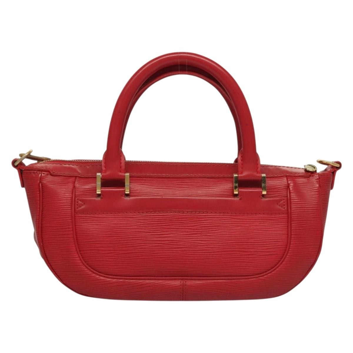 Louis Vuitton Danura Handbag Epi, RED, LEATHER, Handbag