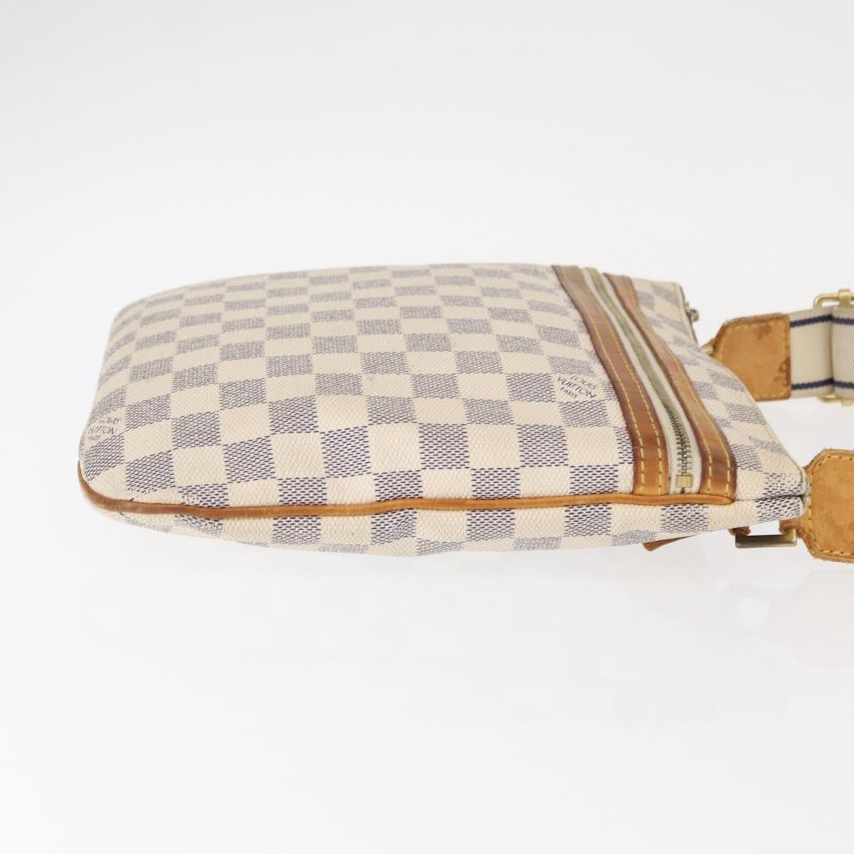 Louis Vuitton Bosphore Pochette Damier, WHITE, CANVAS, Shoulder bag