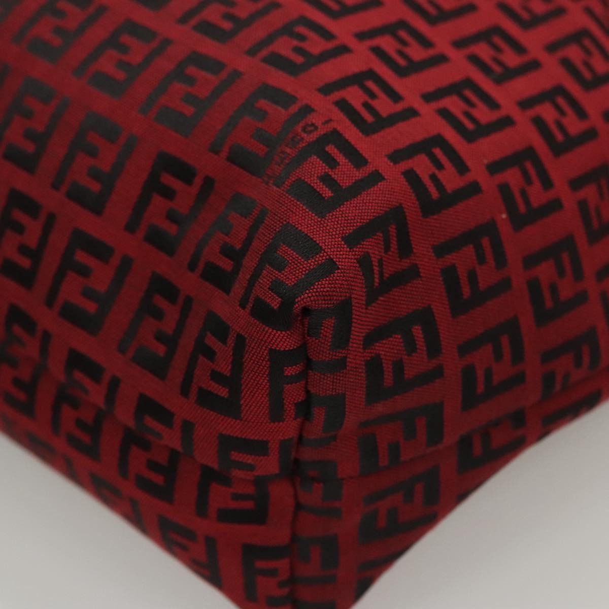 Fendi Zucca Tote bag FF motif, RED, CANVAS, Tote bag