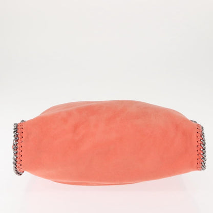 Stella McCartney Falabella Fold Over Crossbody Bag Suede, ORANGE, SUEDE, Crossbody bag