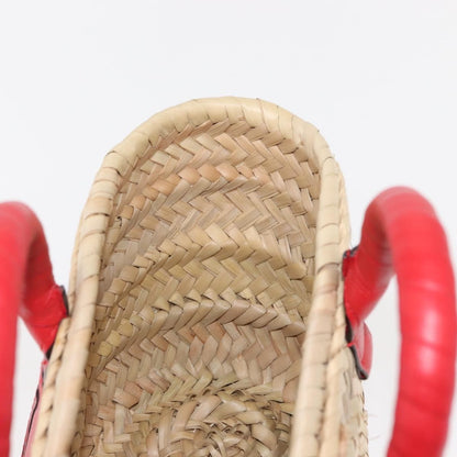 Chloe Marcie Basket Bag Raffia, BEIGE, WICKER, Handbag