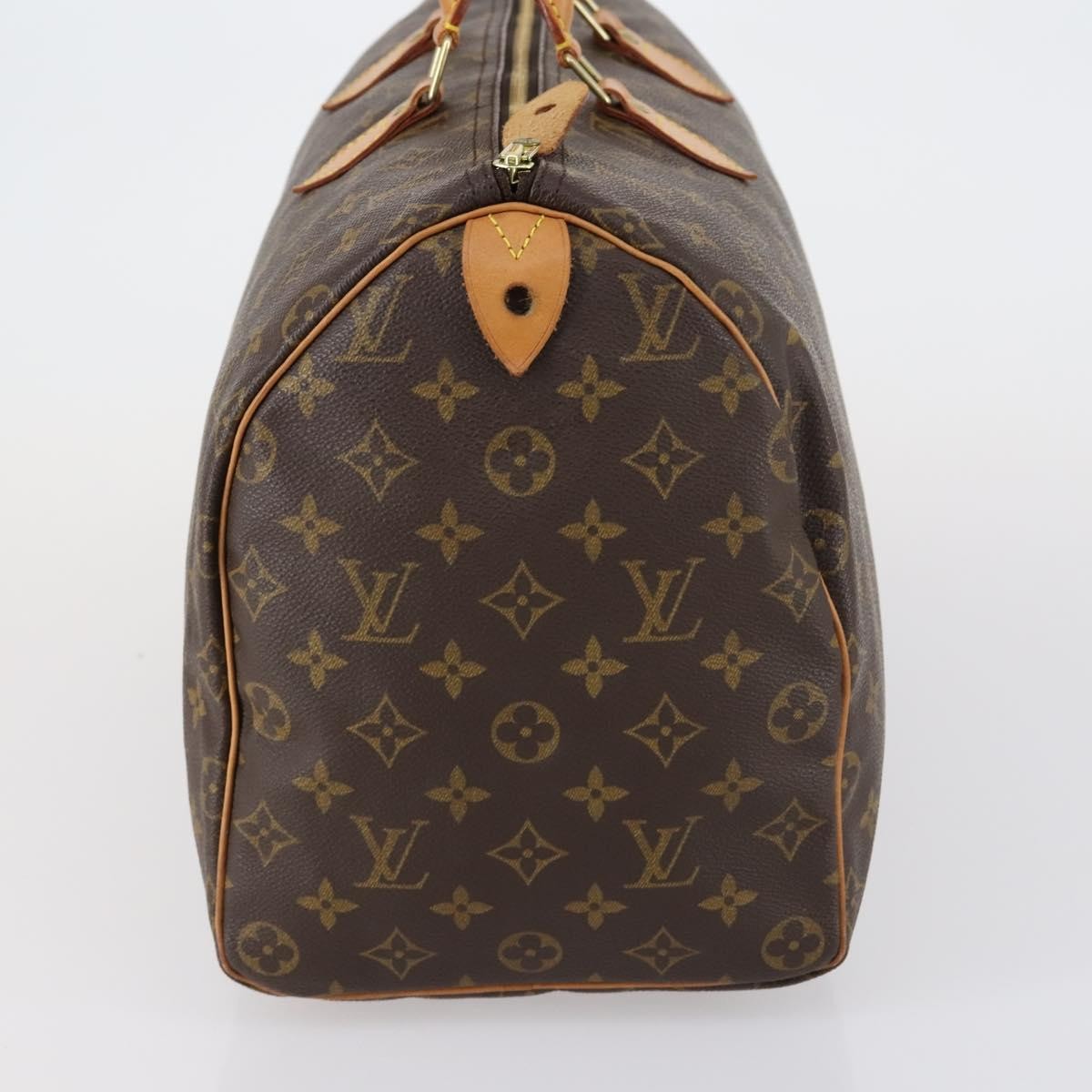 Louis Vuitton Speedy Handbag Monogram Canvas, BROWN, CANVAS, Handbag