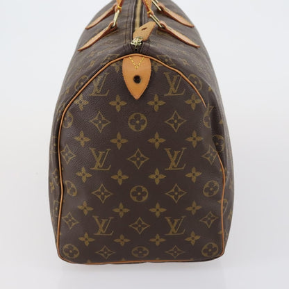 Louis Vuitton Speedy Handbag Monogram Canvas, BROWN, CANVAS, Handbag