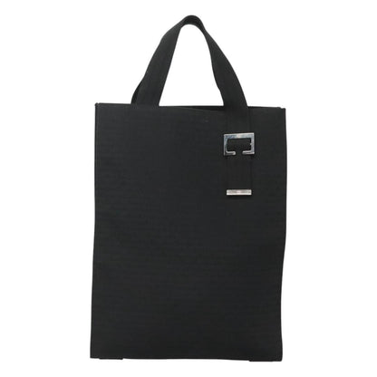 Christian Dior Vintage Tote Canvas, BLACK, CANVAS, Tote bag