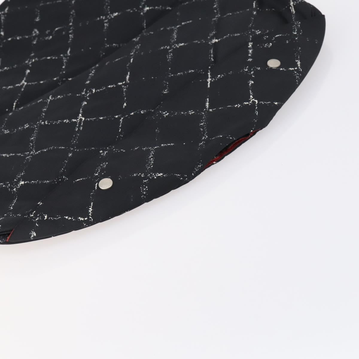 Chanel Travel Line Garment Bag Printed Nylon, BLACK, NYLON, Travel bag