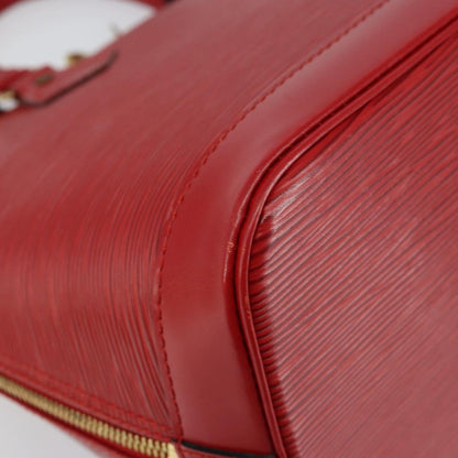 Louis Vuitton Alma Handbag Epi Leather, RED, LEATHER, Handbag