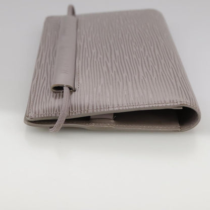 Louis Vuitton Agenda Elastique Wallet Epi Leather, PURPLE, LEATHER, Wallets